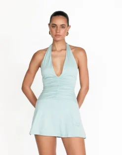 Araminta Mini Dress (Azure)*CHARCOAL Best