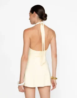 Araminta Mini Dress (Butter)*CHARCOAL Hot