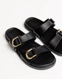 Areli Slides (Black) - By*Billini Sale