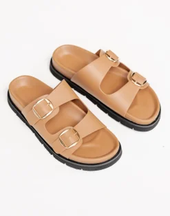 Areli Slides (Light Cashew) - By*Billini Online