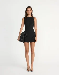 Arki Mini Dress (Black)*CHARCOAL CLOTHING Clearance