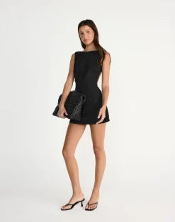 Arki Mini Dress (Black)*CHARCOAL CLOTHING Clearance