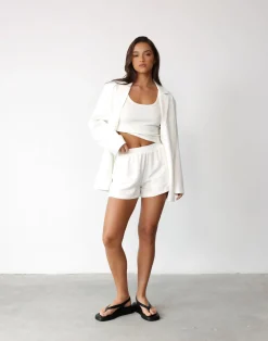 Ashwood Blazer (White)*CHARCOAL Clearance