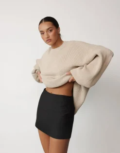 Ashwood Mini Skirt (Black)*CHARCOAL Clearance