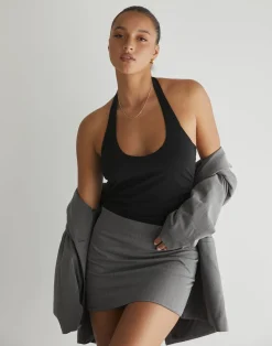Ashwood Mini Skirt (Grey)*CHARCOAL Discount