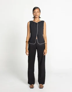 Asta Top (Black/White)*CHARCOAL Fashion