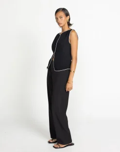 Asta Top (Black/White)*CHARCOAL Fashion