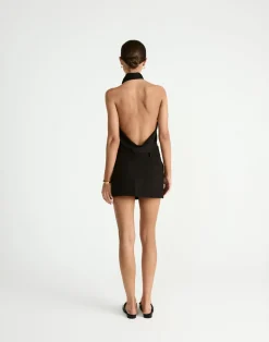 Aster Mini Skirt (Black)*CHARCOAL Clearance