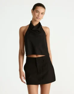 Aster Mini Skirt (Black)*CHARCOAL Clearance
