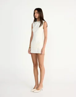 Banks Mini Dress (Oat)*CHARCOAL CLOTHING Sale