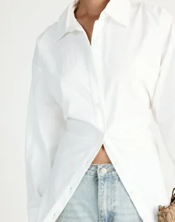 Barrett Long Sleeve Shirt (White)*CHARCOAL Sale