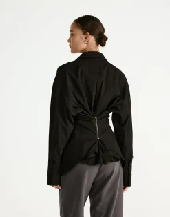 Barrett Long Sleeve Shirt (Black)*CHARCOAL Discount