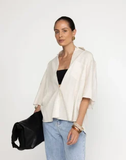 Bec Shirt (Oatmeal)*CHARCOAL CLOTHING Sale
