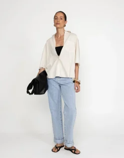 Bec Shirt (Oatmeal)*CHARCOAL CLOTHING Sale