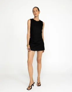 Beckett Mini Skirt (Black)*CHARCOAL Discount