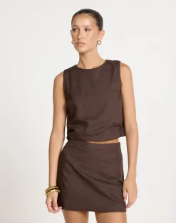 Beckett Top (Chocolate)*CHARCOAL CLOTHING Outlet