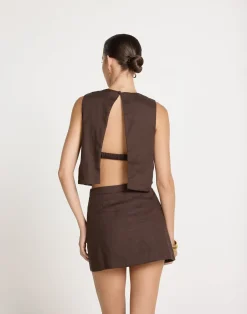 Beckett Top (Chocolate)*CHARCOAL CLOTHING Outlet