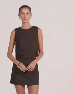 Beckett Top (Chocolate)*CHARCOAL CLOTHING Outlet