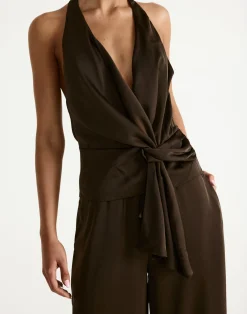 Belinda Top (Chocolate)*CHARCOAL Hot