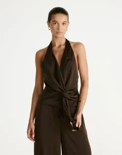 Belinda Top (Chocolate)*CHARCOAL Hot