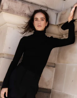 Bernadette Long Sleeve Top (Black)*CHARCOAL Discount