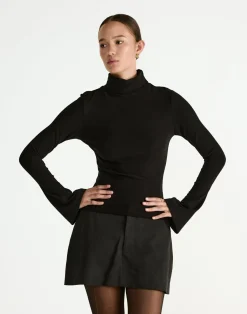 Bernadette Long Sleeve Top (Black)*CHARCOAL Discount
