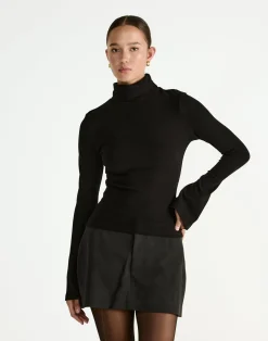Bernadette Long Sleeve Top (Black)*CHARCOAL Discount