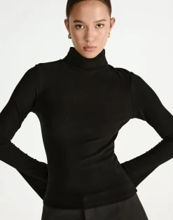 Bernadette Long Sleeve Top (Black)*CHARCOAL Discount