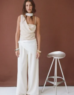 Bethany Pants (Cream)*CHARCOAL Best