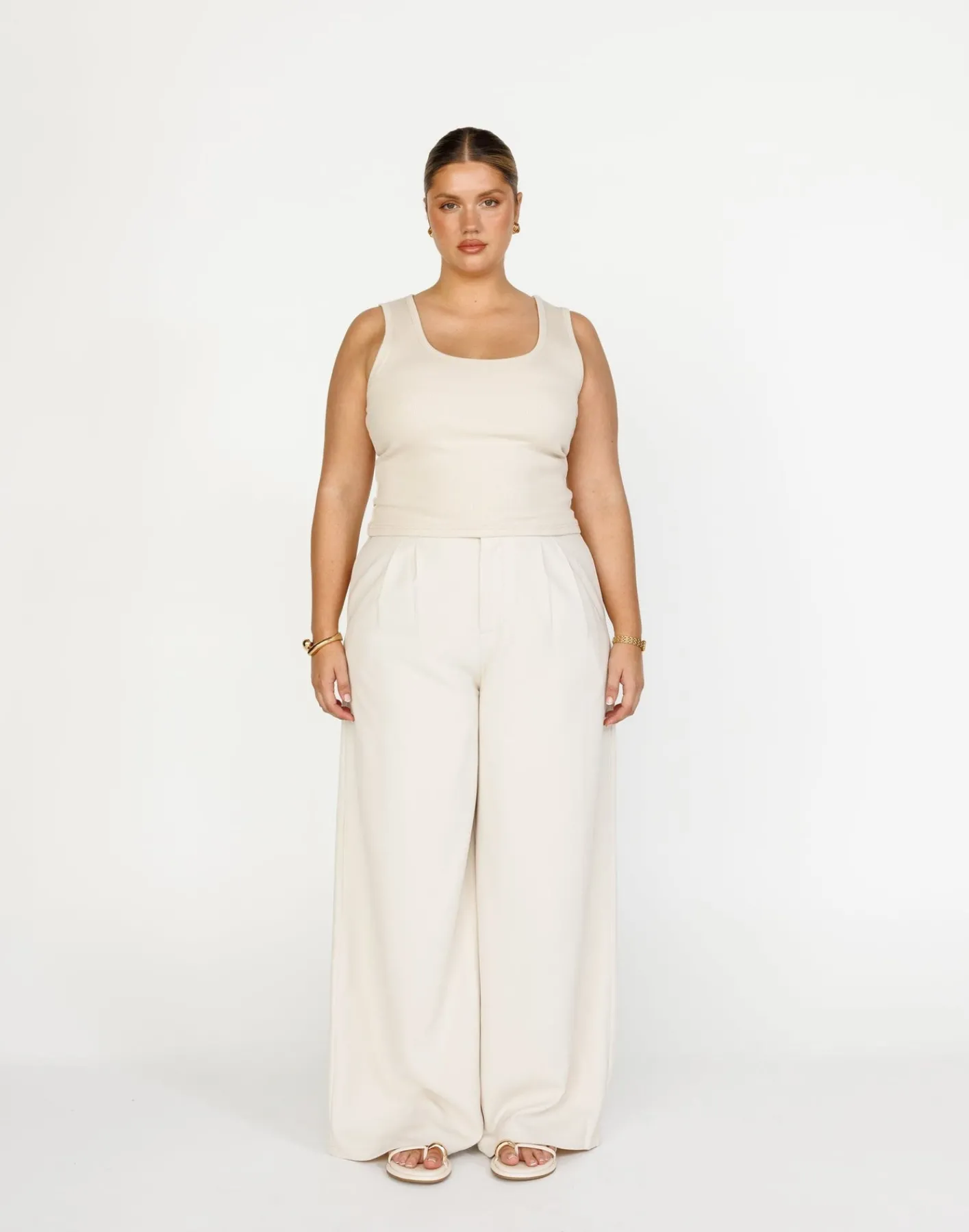 Bethany Pants (Oat)*CHARCOAL Clearance
