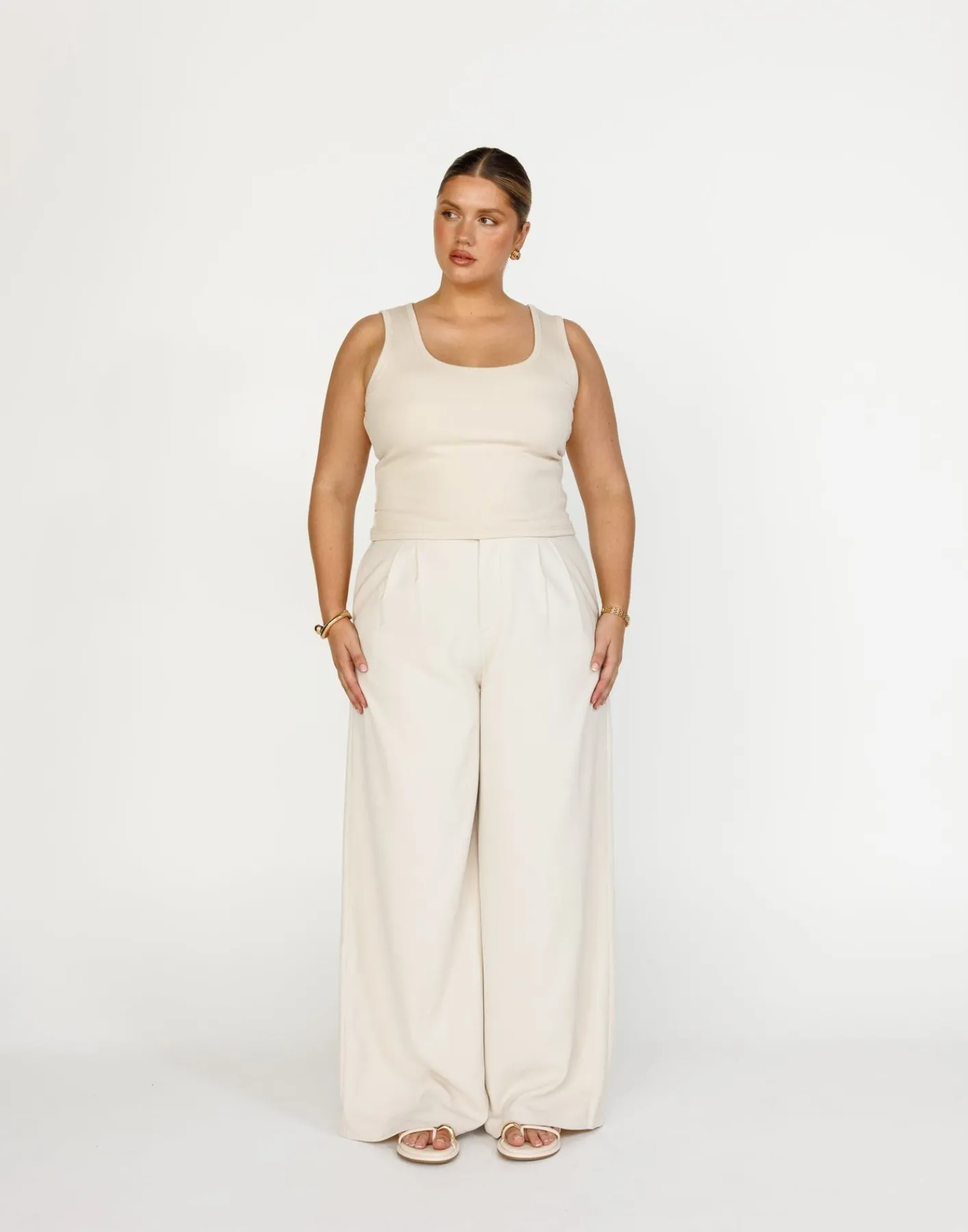 Bethany Pants (Oat)*CHARCOAL Clearance