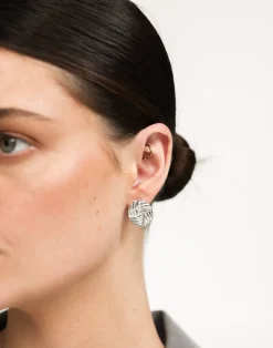 Bianca Earrings (Silver)*CHARCOAL New