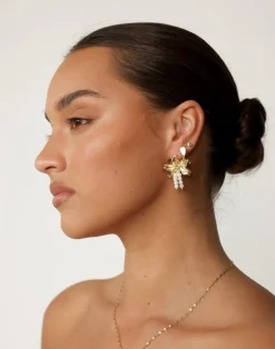 Blossom Earrings (Gold)*CHARCOAL Outlet