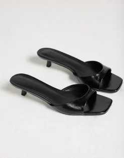 Blossom Heels (Black Shine) - By*Billini Discount