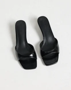 Blossom Heels (Black Shine) - By*Billini Discount