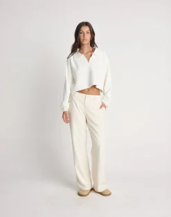 Bowie Jumper (Off White)*CHARCOAL Clearance