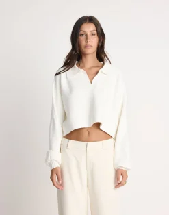 Bowie Jumper (Off White)*CHARCOAL Clearance