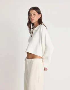 Bowie Jumper (Off White)*CHARCOAL Clearance