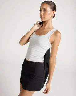 Bradshaw Mini Skirt (Black)*CHARCOAL CLOTHING Clearance