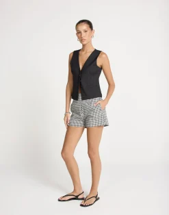 Brianna Shorts (Black/White)*CHARCOAL CLOTHING Best