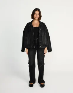 Briggs Denim Jacket (Black Faded)*CHARCOAL CLOTHING Online