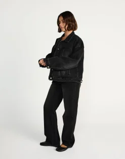 Briggs Denim Jacket (Black Faded)*CHARCOAL CLOTHING Online