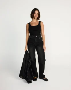 Briggs Jeans (Black Faded)*CHARCOAL CLOTHING Fashion