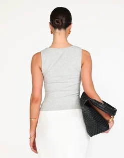 Briley Top (Grey Marle)*CHARCOAL Hot