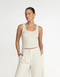 Briley Top (Oat)*CHARCOAL Clearance