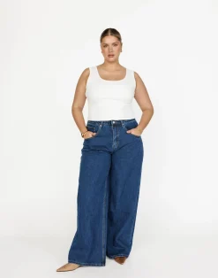 Briley Top (White)*CHARCOAL Clearance