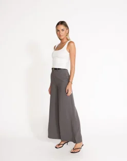 Briley Top (White)*CHARCOAL Clearance