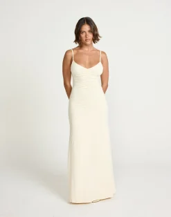 Broken Hearts Maxi Dress (Oat)*CHARCOAL Discount