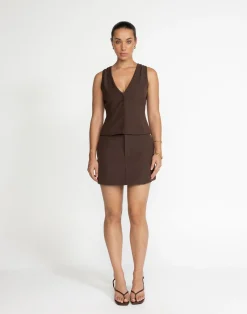 Brooks Vest (Cocoa)*CHARCOAL Sale