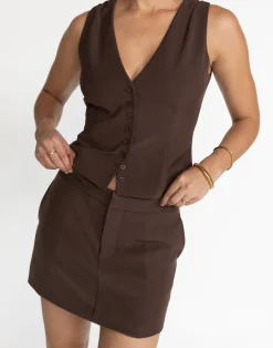 Brooks Vest (Cocoa)*CHARCOAL Sale